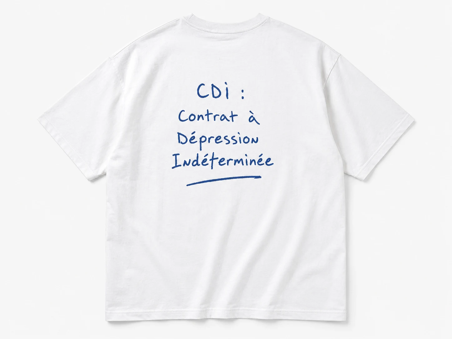 T-shirt seul, dos